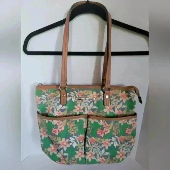Rosetti Handbags - ROSETTI WOMEN'S TESSA FLORAL HANDBAG TOTE BAG SHOULDER BAG MULTIPLE POCKETS